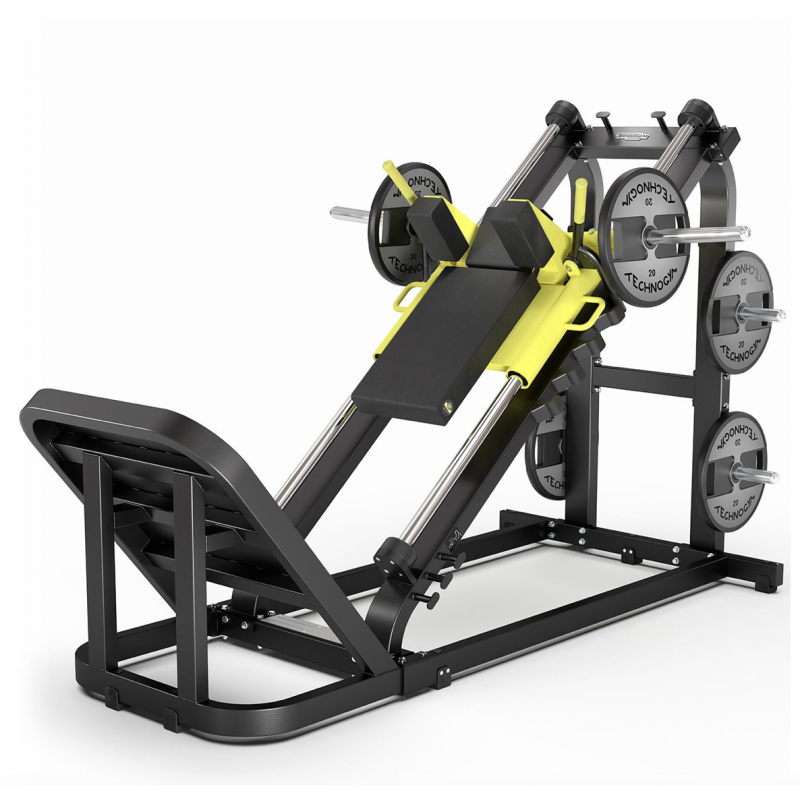 Technogym PURE STRENGTH Hack Squat (MG8500) Black/Yellow